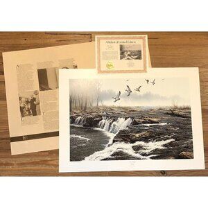 29"x21" Signed Numbered Ltd Ed Print FIRST FLIGHT Genesis 1:20 LARRY DYKE w/ COA